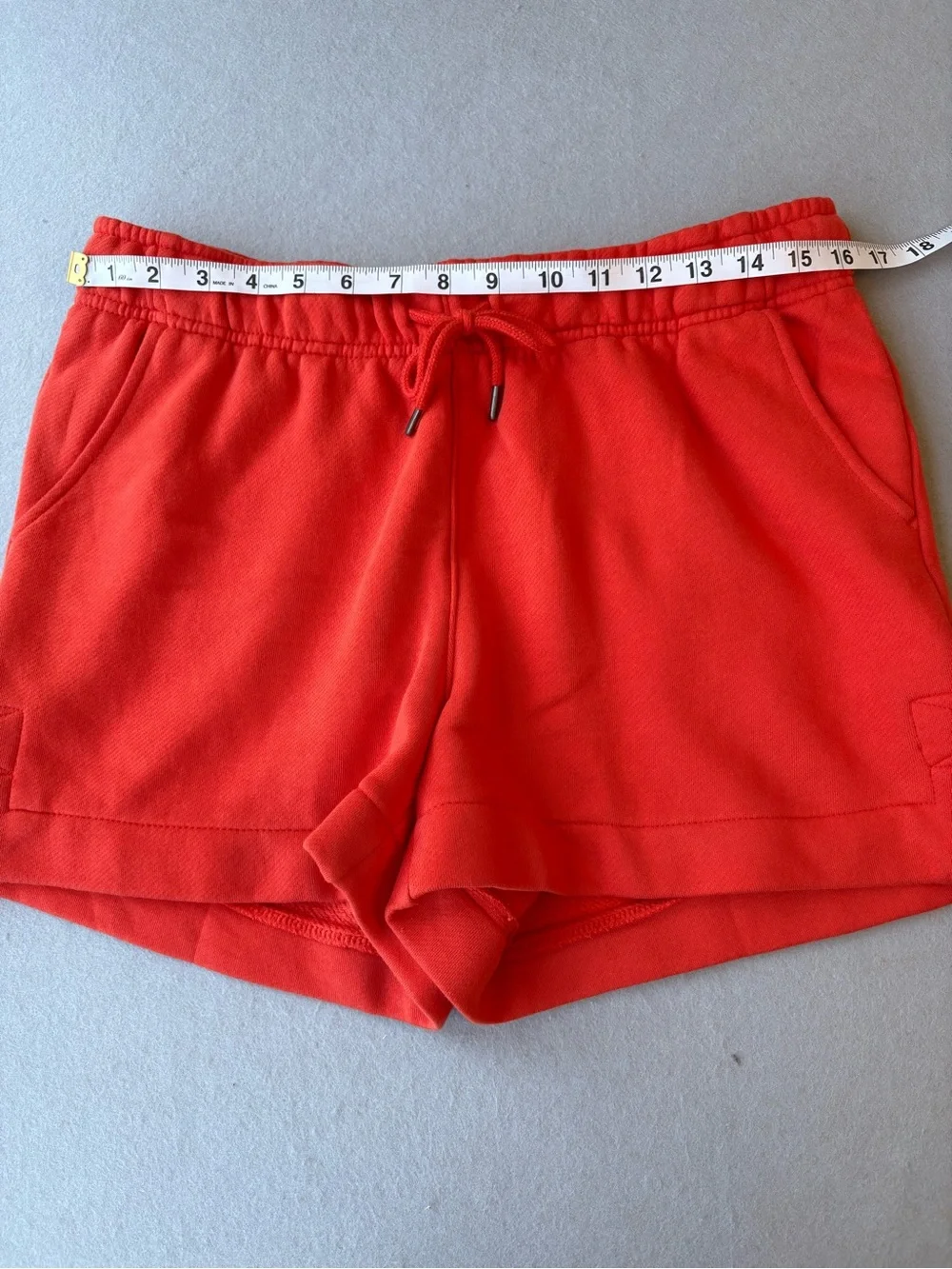 Universal Thread Coral-Red Drawstring Athletic Sweat 3” Shorts Sz M Athleisure - Picture 6 of 10